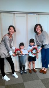 クリスマスリース出張