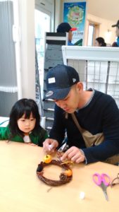 出張ハロウィンリース教室