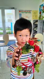 出張クリスマスリース教室