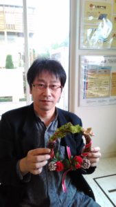 出張クリスマスリース教室