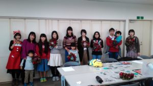 出張クリスマスリース教室