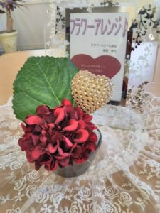 出張フラワーアレンジ教室