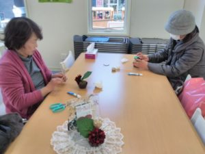 出張フラワーアレンジ教室