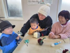 出張フラワーアレンジ教室