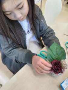 出張フラワーアレンジ教室