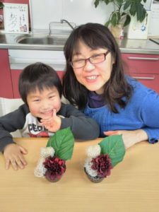 出張フラワーアレンジ教室