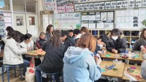 出張コサージュ