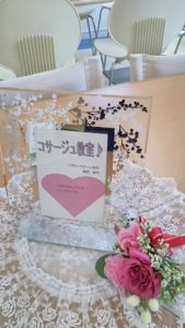 出張コサージュ教室