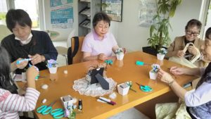 出張フラワーアレンジメント教室