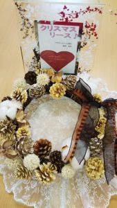 イベント出張クリスマスリース教室