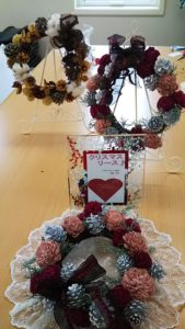 イベント出張クリスマスリース教室