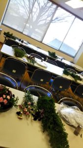 イベント出張フラワーアレンジ教室