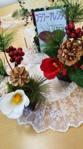 イベント出張フラワーアレンジ教室