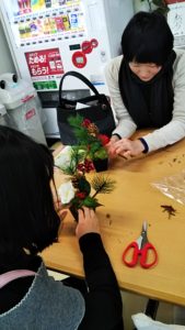 イベント出張フラワーアレンジメント教室