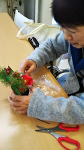 イベント出張フラワーアレンジメント教室