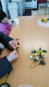 イベント出張コサージュ教室