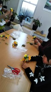 イベント出張コサージュ教室