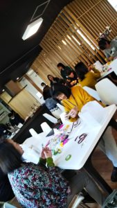 イベント出張コサージュ教室