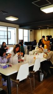 イベント出張コサージュ教室