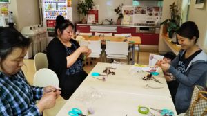 イベント出張コサージュ教室