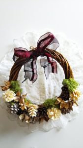 イベント出張クリスマスリース教室