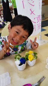 イベント出張フラワーアレンジ教室