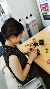 イベント出張フラワーアレンジ教室