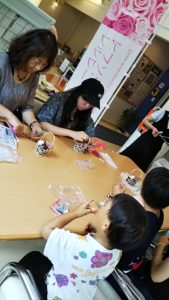 イベント出張フラワーアレンジメント教室