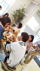 出張クリスマスリース教室