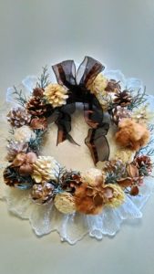 出張クリスマスリース教室