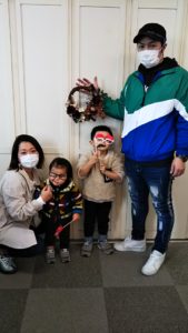 出張クリスマスリース教室