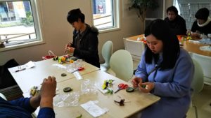 イベント出張コサージュ教室