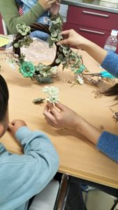 イベント出張クリスマスリース教室