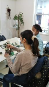 イベント出張クリスマスリース教室
