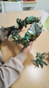 イベント出張クリスマスリース教室