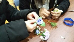 イベント出張コサージュ教室