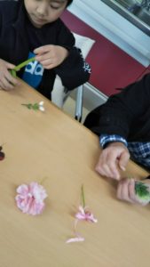 イベント出張コサージュ教室