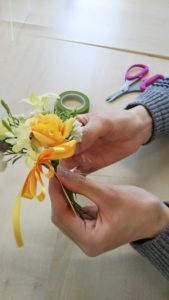 イベント出張コサージュ教室