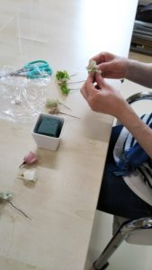 イベント出張フラワーアレンジメント教室