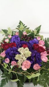 出張フラワーアレンジメント教室