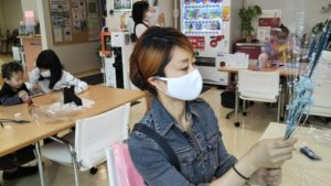 イベント出張フラワーアレンジメント教室