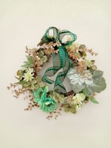 出張クリスマスリース教室