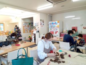 イベント出張クリスマスリース