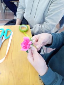 イベント出張コサージュ教室