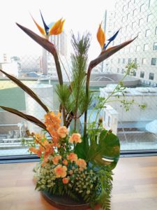 出張お正月フラワーアレンジメント教室