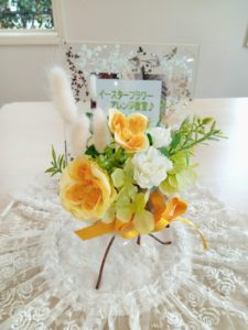 イベント出張フラワーアレンジメント教室