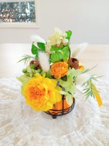 イベント出張フラワーアレンジメント教室