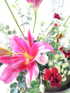 出張フラワーアレンジメント教室