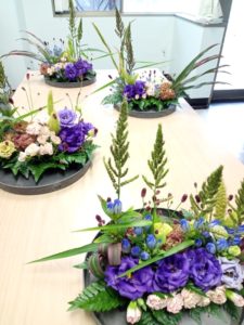 出張フラワーアレンジメント教室