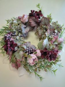 オシャレフラワーリース